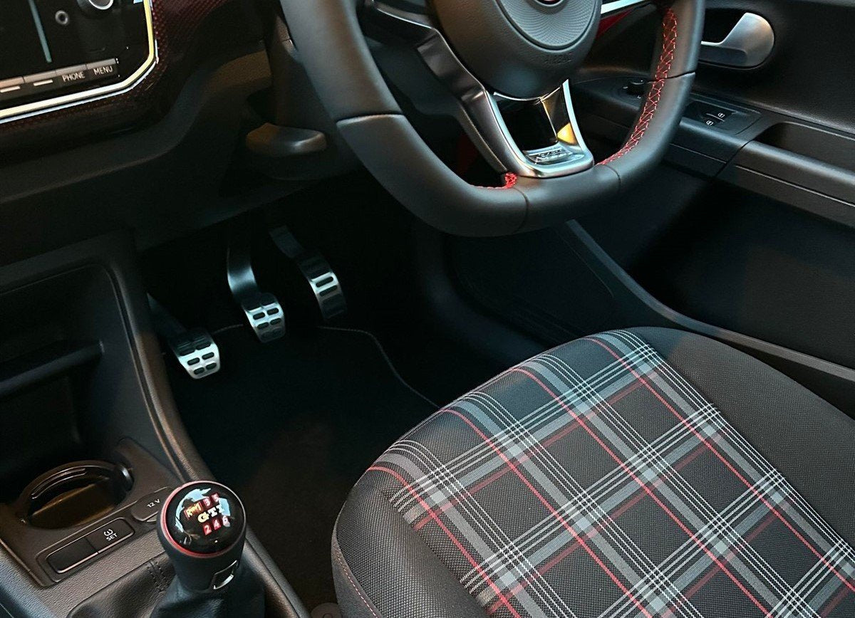 VW Up! GTI 2017-2023 aluminium pedal cap set (RHD)