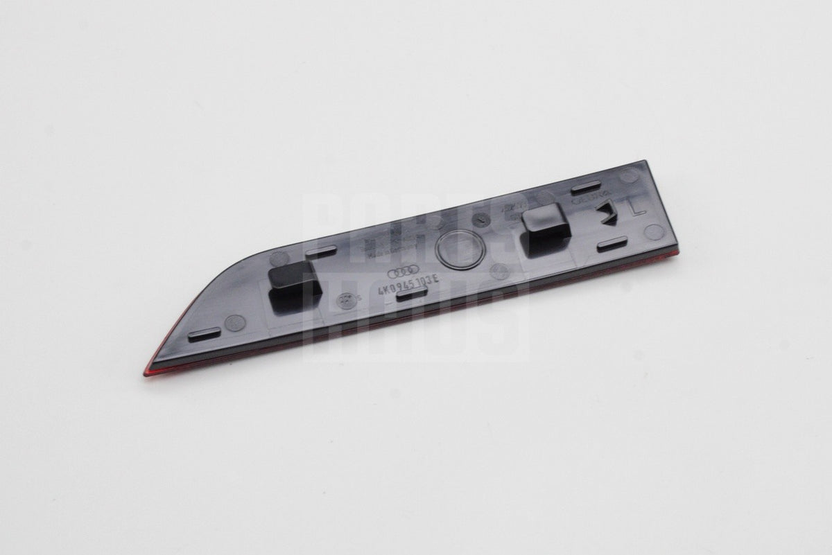 Audi A6 C8 2019-on rear bumper reflector lens (left, inner) 4K0945103E
