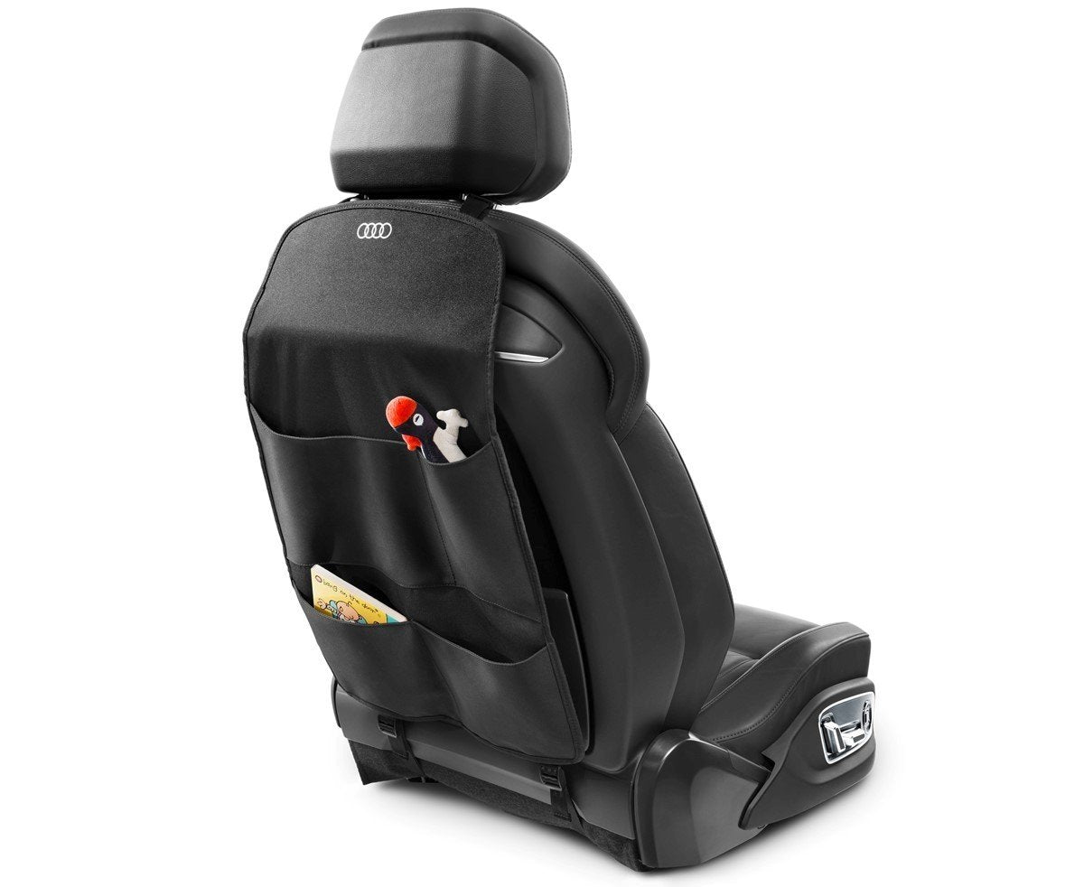 Audi universal accessory backrest protector with pockets 4M0061609