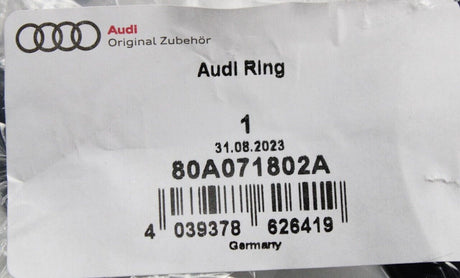 Audi Q5 Sportback 2018-on Audi rings emblem (rear) 80A071802A