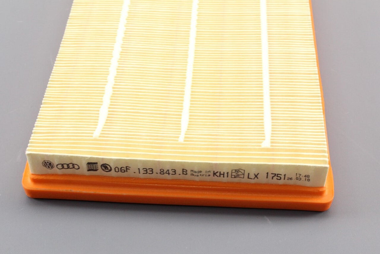 Genuine VW Golf R MK6 Audi S3 Leon 2.0 TSI TFSI air filter 06F133843B