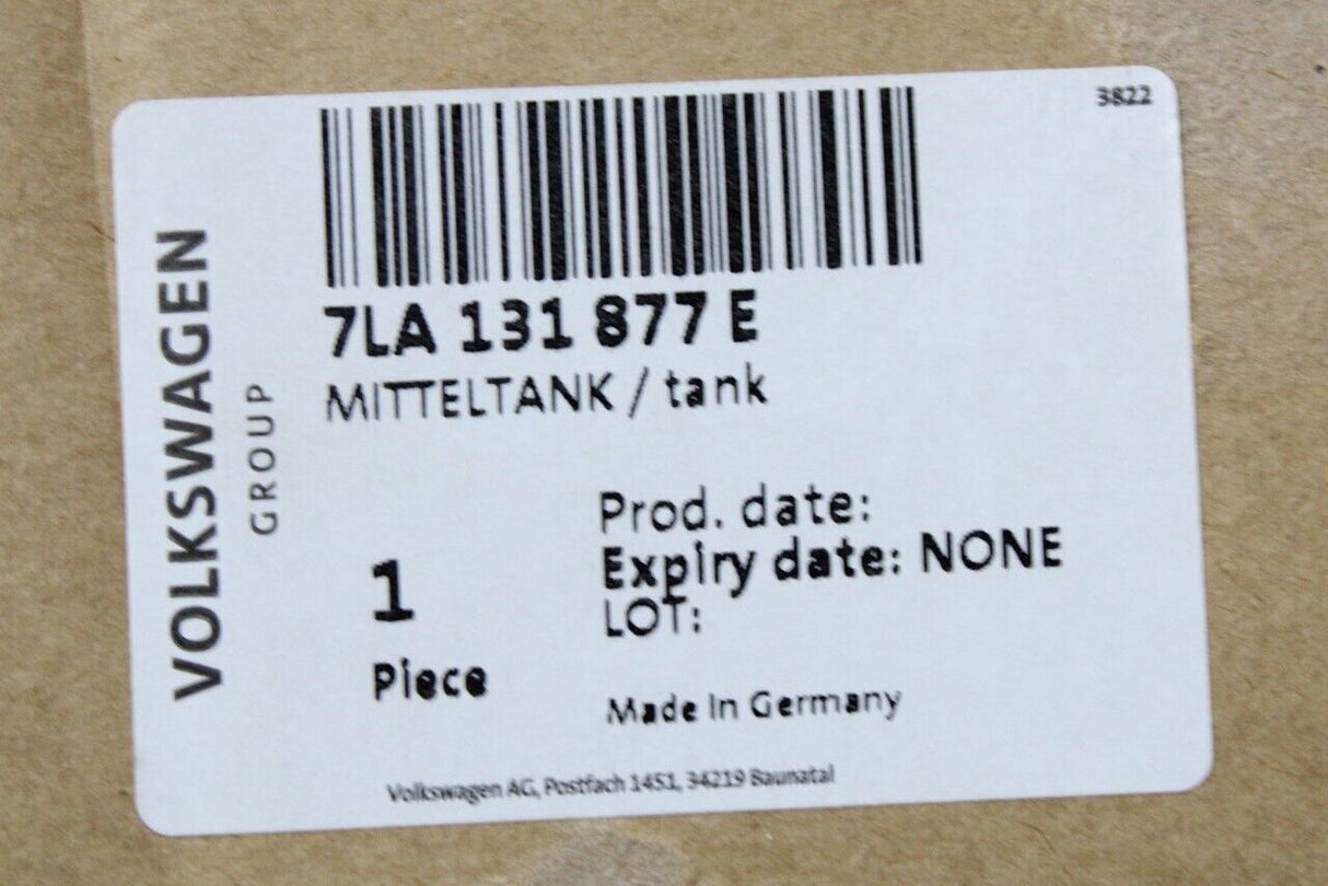 VW Transporter T6.1 2020-on ad-blue tank with delivery module 7LA131877E