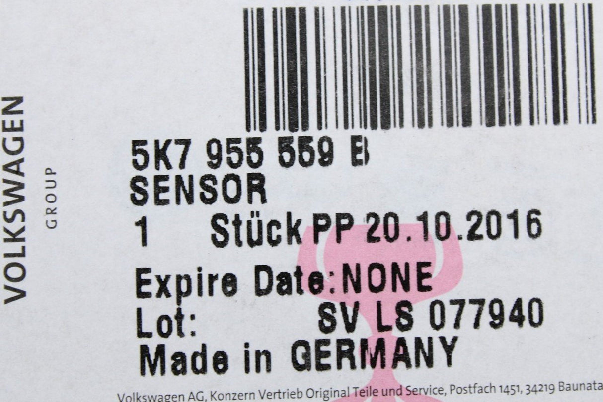 VW Caddy Transporter T6 Golf cabriolet 2012-2020 Rain sensor 5K7955559B