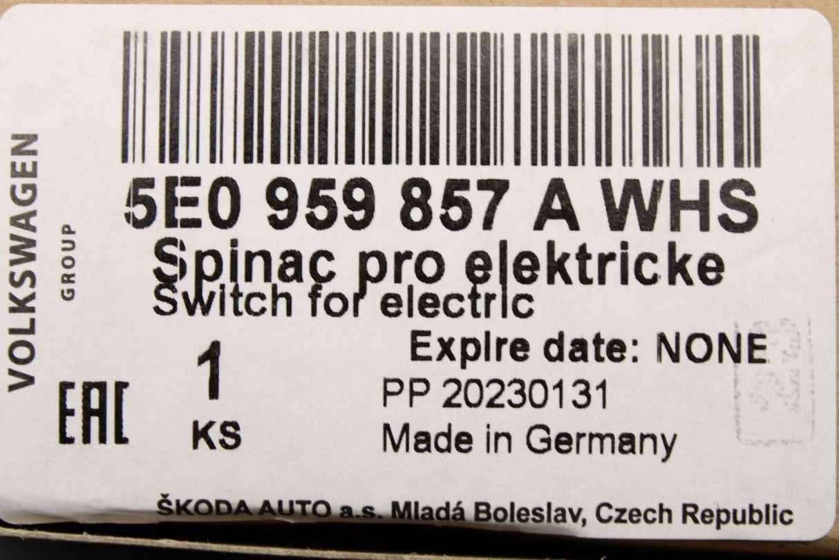 Skoda Fabia Octavia 2013-2023 window switch (drivers) 5E0959857A WHS