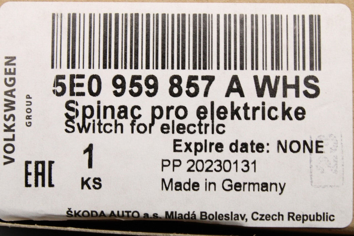 Skoda Fabia Octavia 2013-2023 window switch (drivers) 5E0959857A WHS