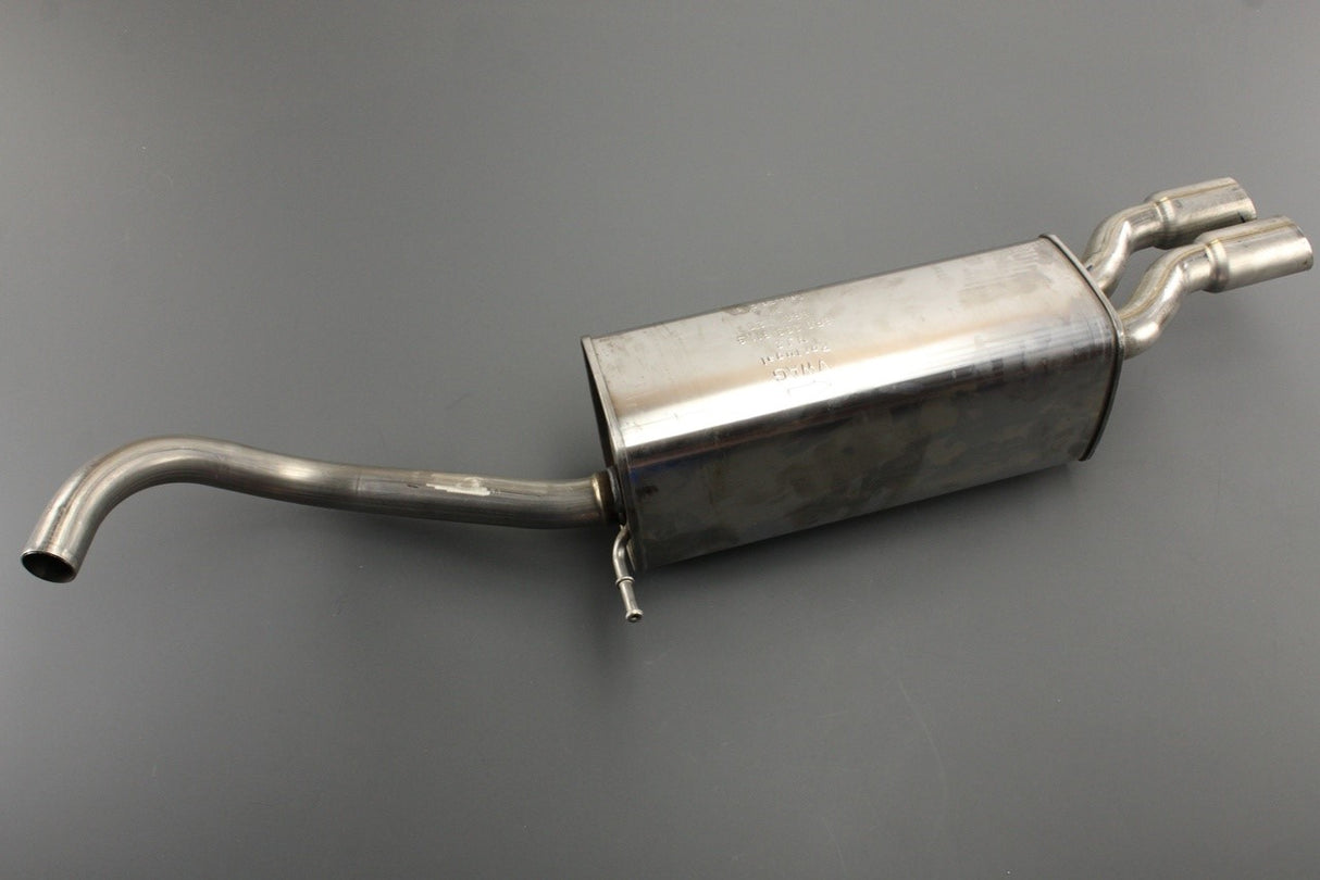 Audi A1 2011-2014 exhaust silencer with twin tail pipe (1.4 TSI) 8X0253609S
