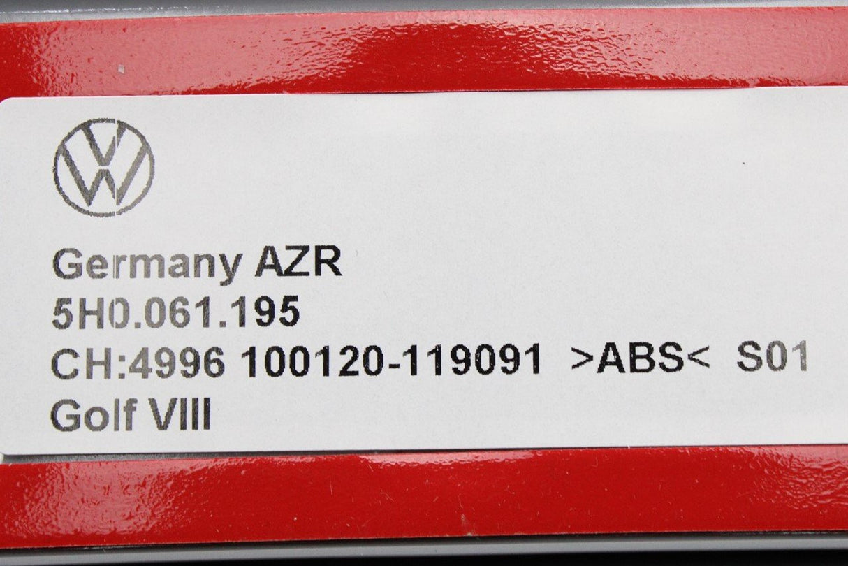 VW Golf MK8 2020-on bumper load edge protector 5H0061195