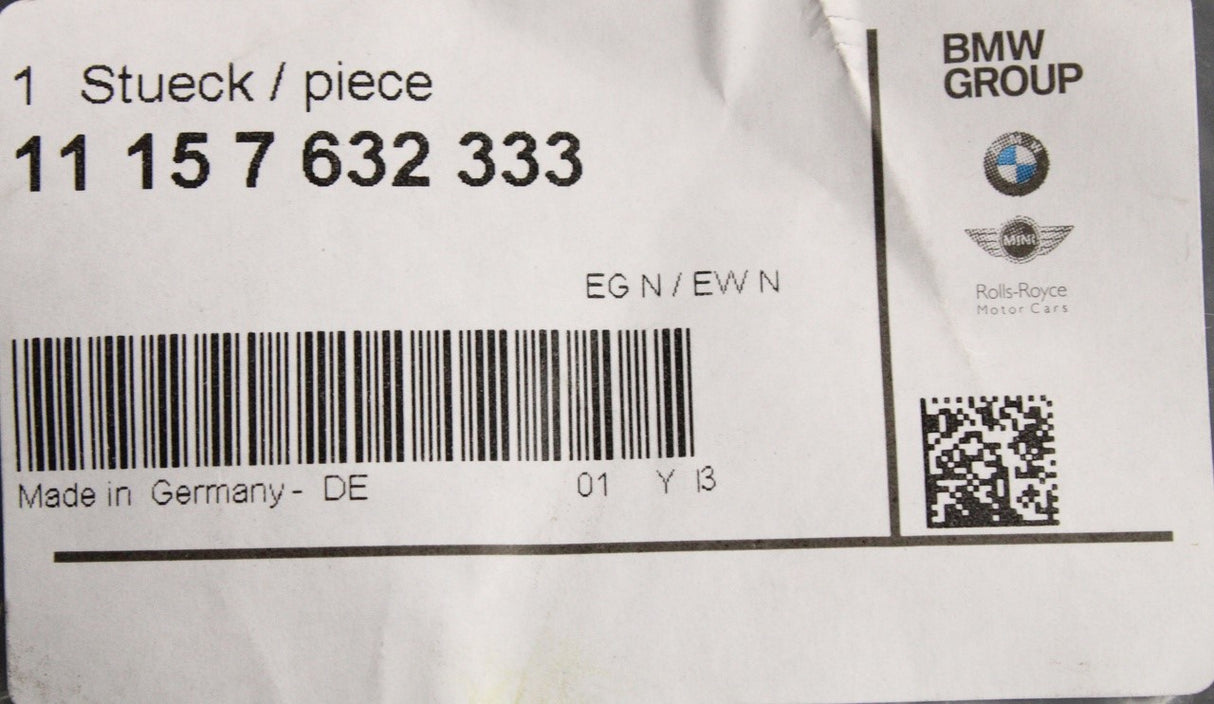 MINI R55 R56 R57 R58 R59 R60 R61 crankcase ventilation pipe 11157632333