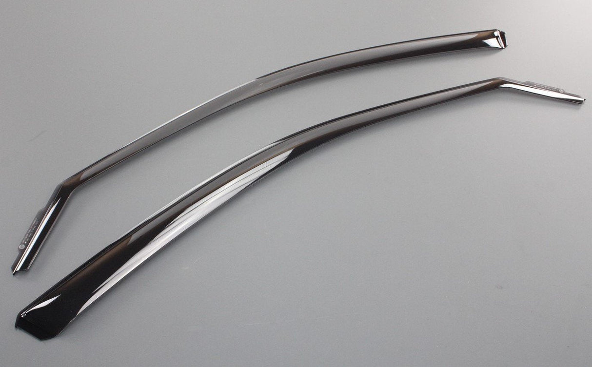 VW T-Roc 2018-on door wind deflectors set smoke grey (front) 2GA072193