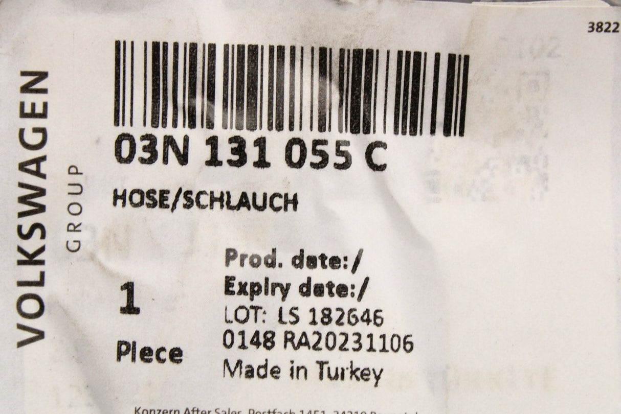 VW Passat Tiguan Skoda Kodiaq 2015-on 2.0 TDI vacuum hoses 03N131055C