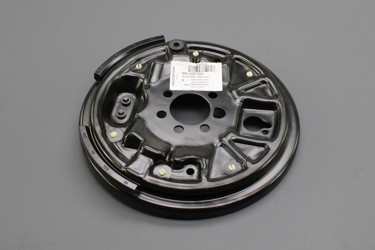 VW Polo 6R 2010-2014 rear brake drum backing plate (right) 6R0609426