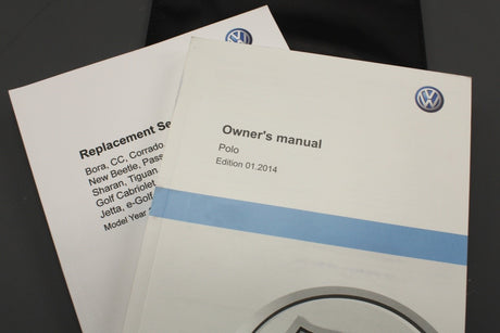 VW Polo 6R 2010-2014 owners manual handbook with wallet 151557POL20