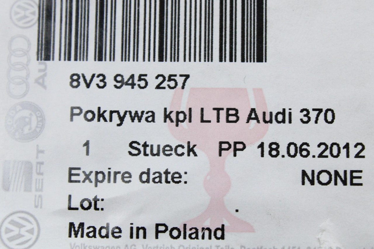 Audi A3 2013-16 3-door rear light bulb holder (left, outer) 8V3945257