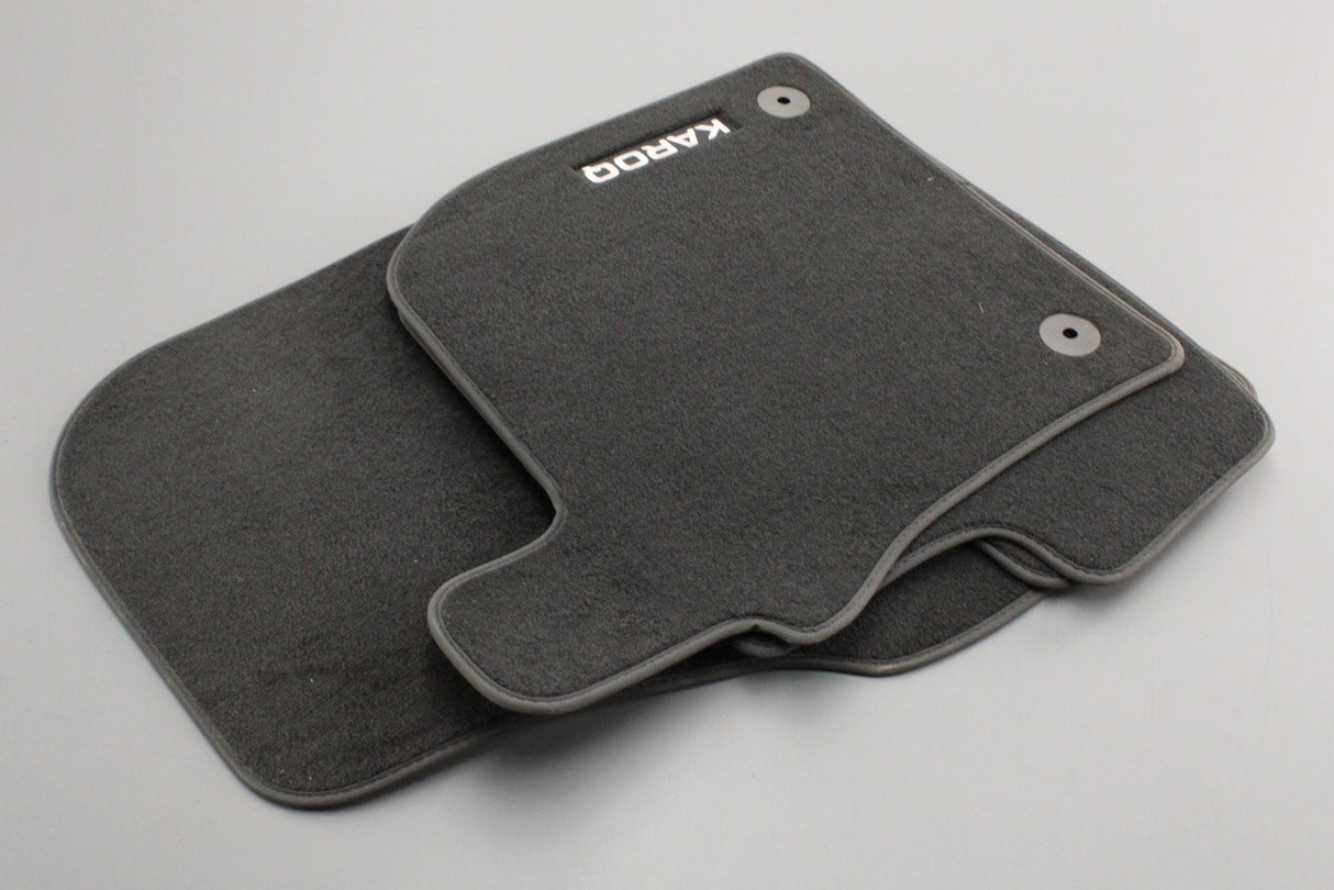 Skoda Karoq 2017-on textile floor mat set 57C061404