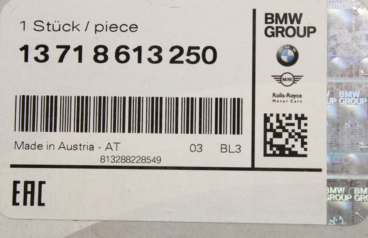 BMW G05 G07 G11 G12 G30 air filter element (bank 1) 13718613250