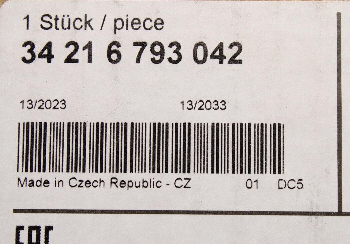 BMW F10 F11 F18 2010-2014 rear brake caliper (right) 34216793042