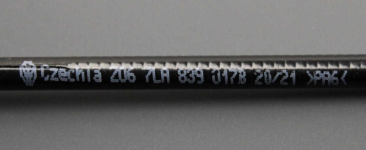 VW Transporter twin cab rear door handle cable (outer left) 7LA839017B