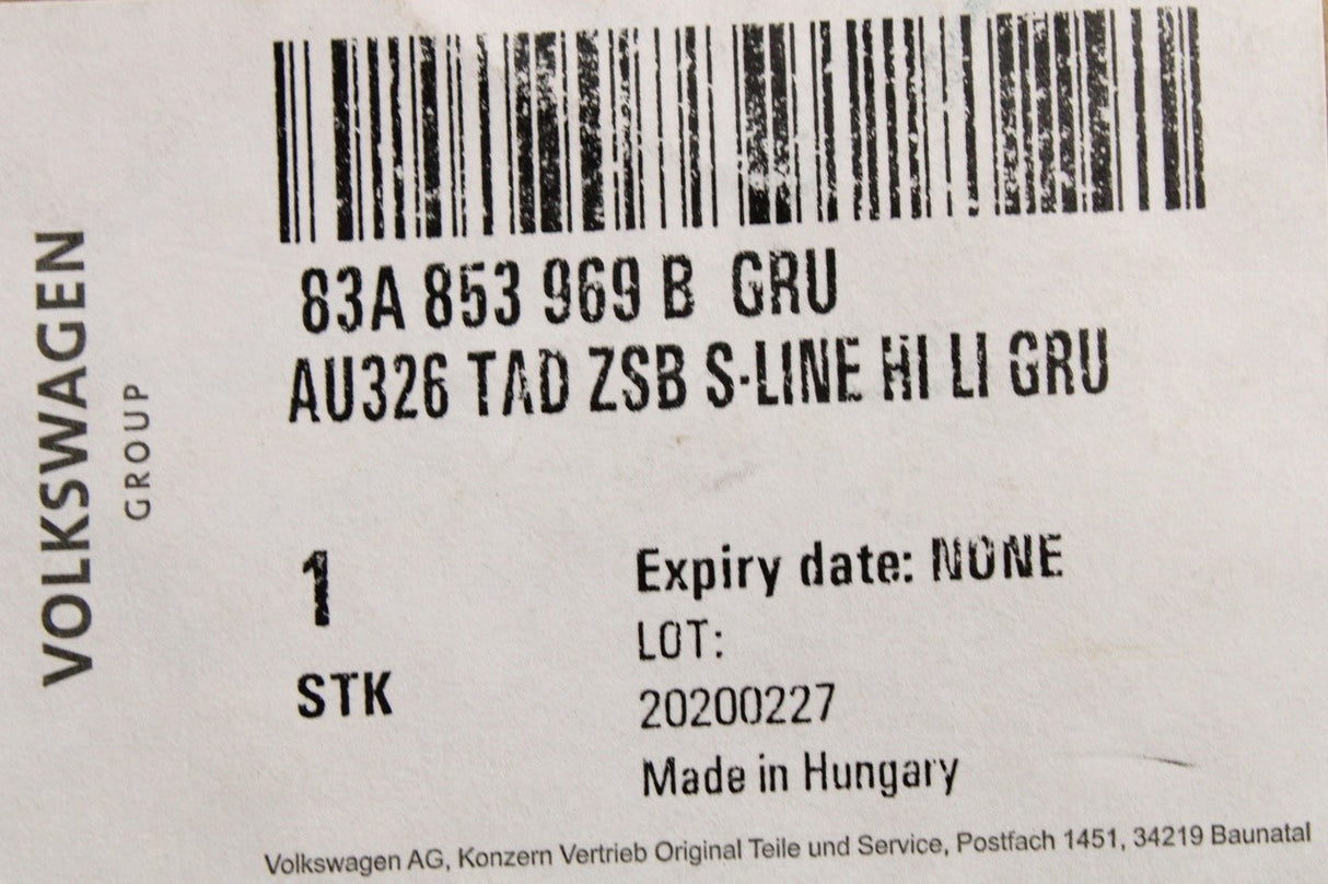 Audi Q3 2019-on lower door moulding (rear left) 83A853969B GRU