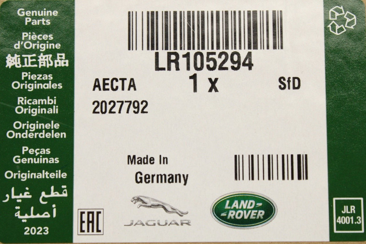 Range Rover 13-22 Velar 17-on V8 cylinder head gasket (right) LR105294