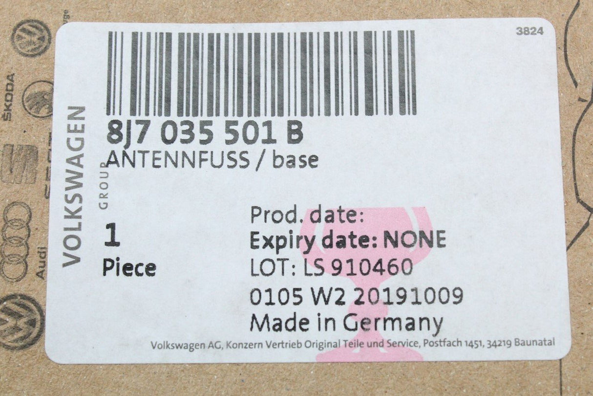 Audi TT TTS 2007-14 Roadster Cabriolet antenna aerial base 8J7035501B
