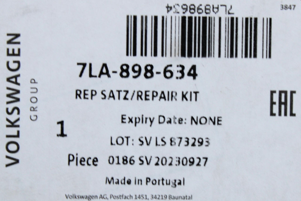 Transporter T6.1 power latching sliding door lock kit (right) 7LA898634