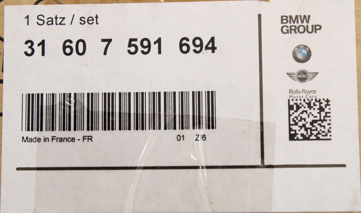 MINI R55 R56 R57 R58 R59 CV boot repair kit (front left) 31607591694