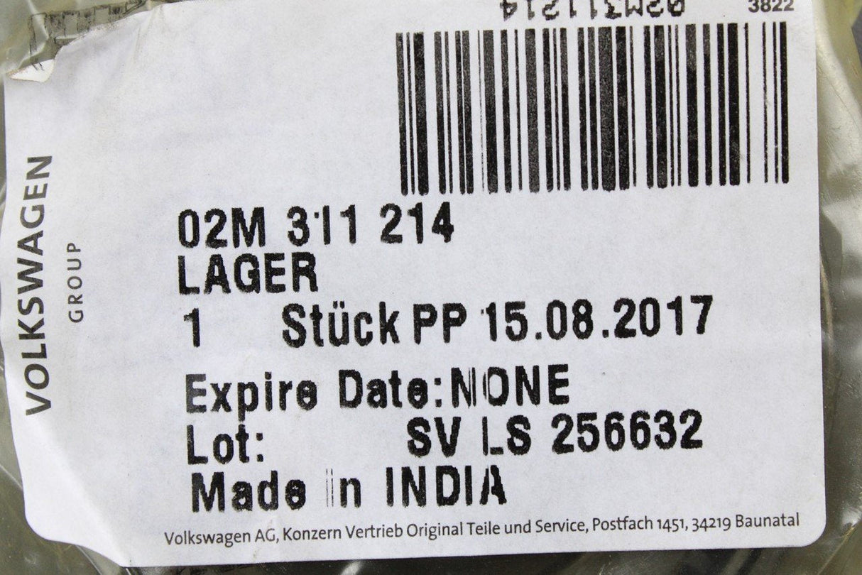 VW Audi Skoda SEAT gearbox taper roller bearing (38x65x19.8) 02M311214
