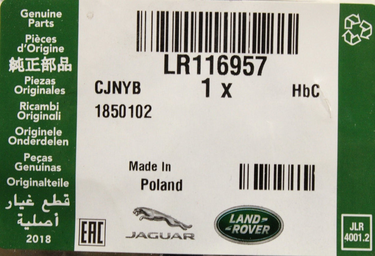 Range Rover Velar 2017-on brake pad wear sensor (5.0L) LR116957