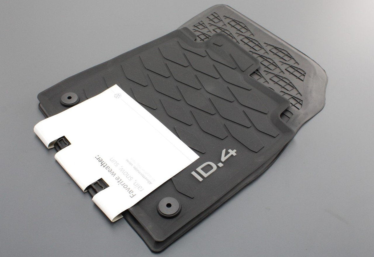 VW ID.4 2021-on all-weather floor mats (front) 11C061502 82V