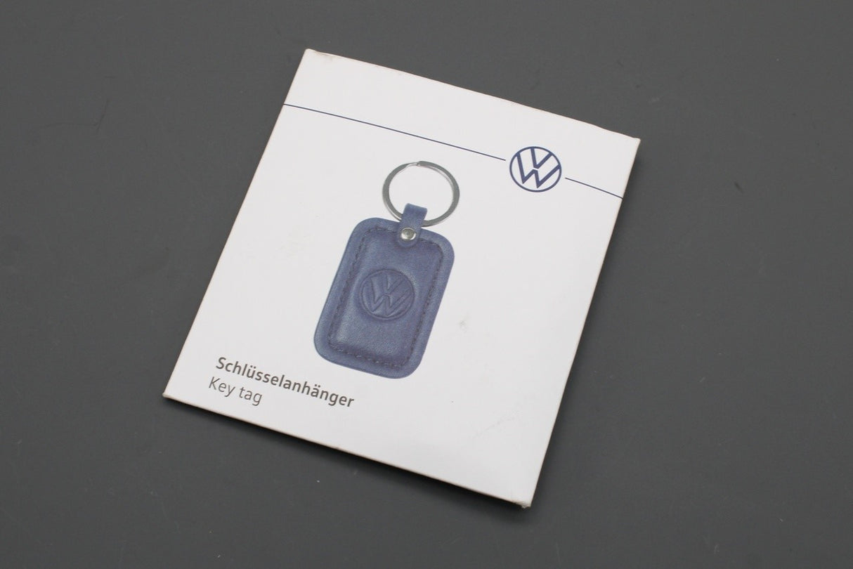 Volkswagen accessory leather keyring (blue) 330087010A 287