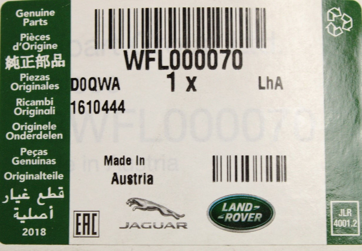 Land Rover Range Rover 2002-2009 fuel filter (3.0 diesel) WFL000070