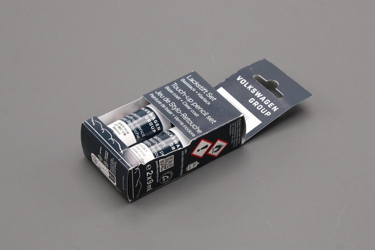 Audi touch up paint pen with clear coat Glacier White (x2 9ml) LST0M2S9R