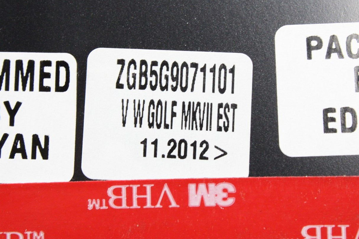 VW Golf MK7 estate 2014-17 rear bumper protector (black) ZGB5G9071101