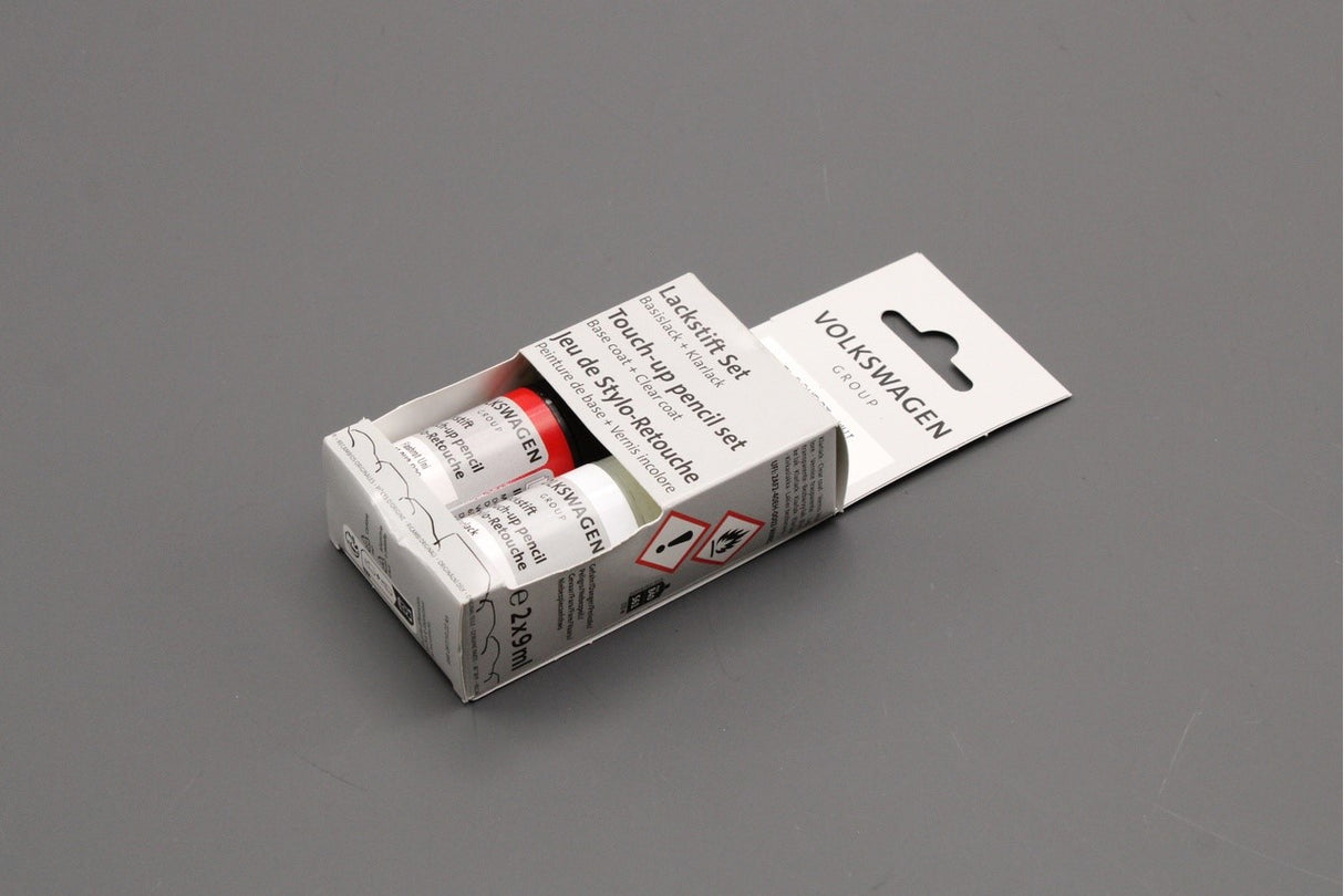 VW Touch up paint set x2 9ml Flash Red LP3G LST0U2P3G