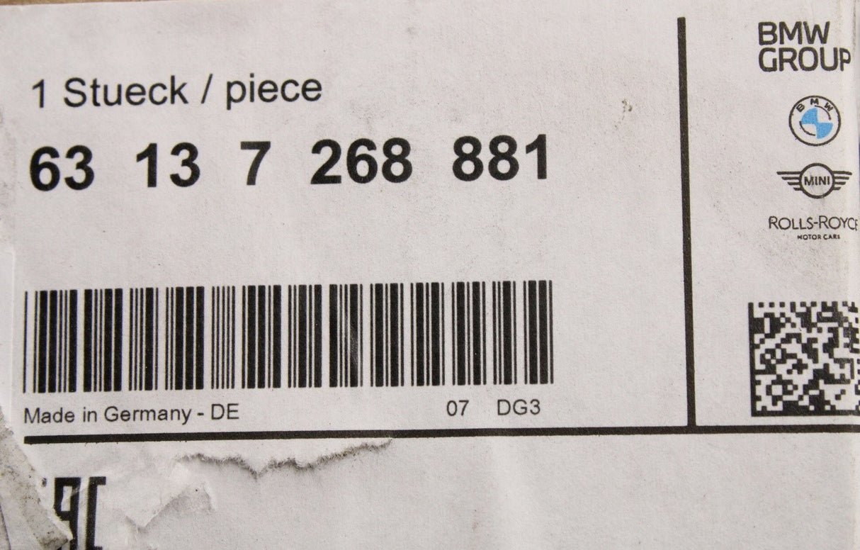 MINI R55 R56 R57 R58 R59 Cooper S side wing indicator (left) 63137268881