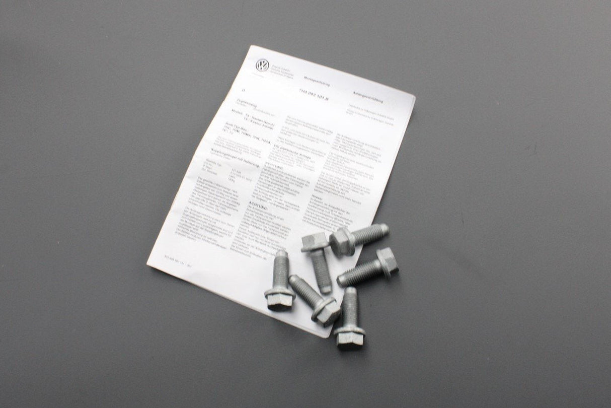 VW Transporter California T5.1 T6 T6.1 2010-on fixed tow bar 7H0092101B