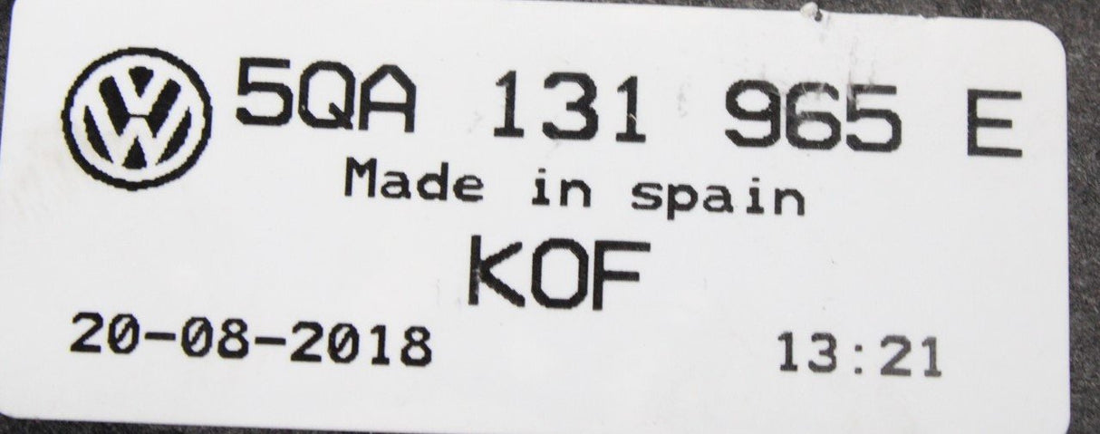 VW Touran 2016-on Adblue filler pipe with cap 5QA131965E