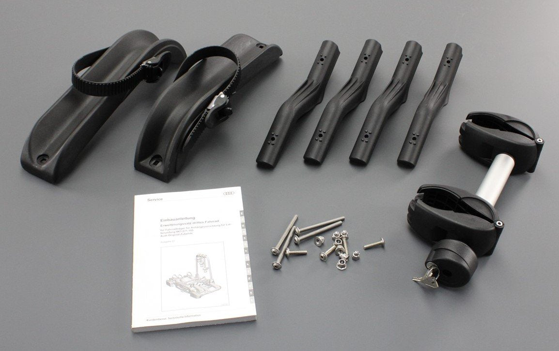 Audi tow-bar bike carrier retro-fit extension kit (3rd bike) 4K1071105