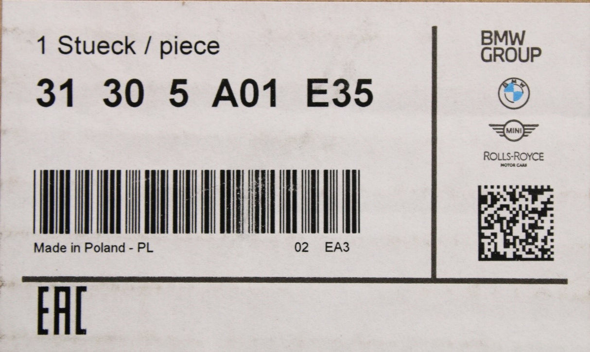 MINI F56 2013-2021 front shock absorber top mount 31305A01E35