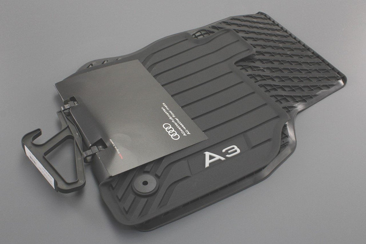 Audi A3 MHEV 2021-On front rubber floor mats (RHD) 8Y2061501B 041