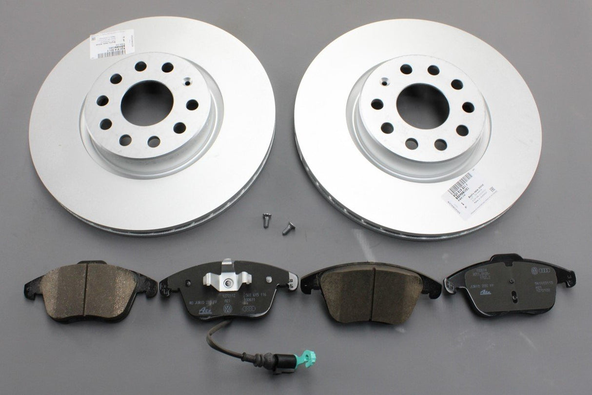 VW Tiguan 2008-2016 brake disc and pad set 312x25mm (front) JZW698302BC