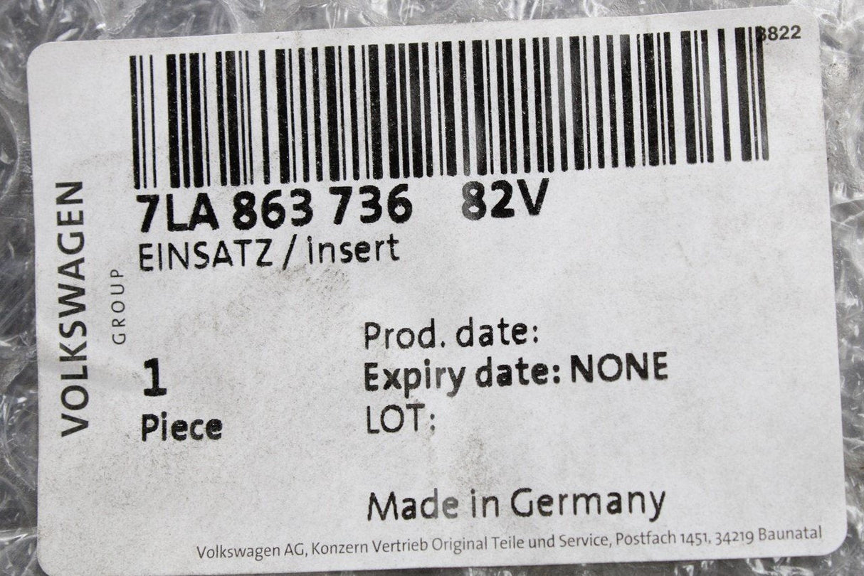 VW Transporter T6.1 2020-on front door step insert (right) 7LA863736 82V