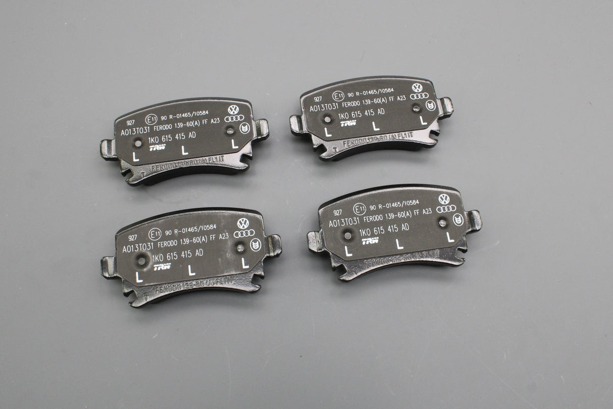 VW Golf MK5 R32 Audi S3 Skoda SEAT rear brake pads set (282x12mm) 1K0698451S