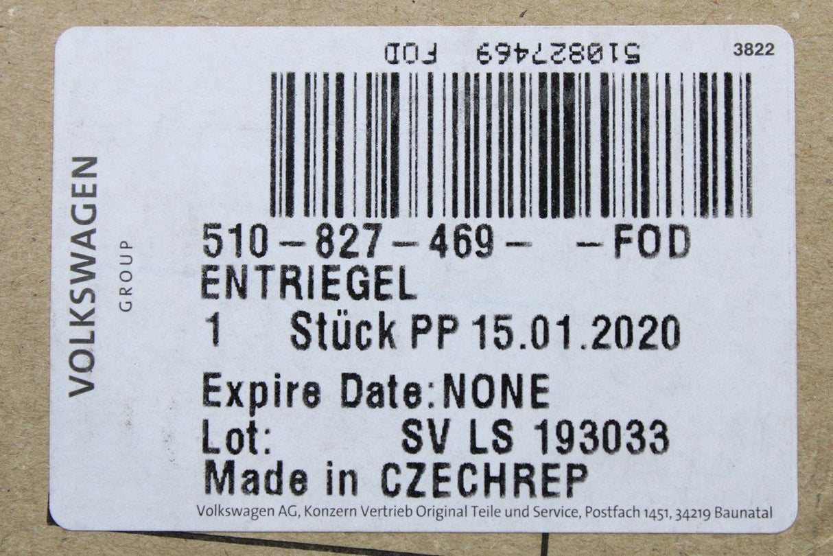 VW Arteon Golf SV Passat B8 Boot handle release badge 510827469FOD