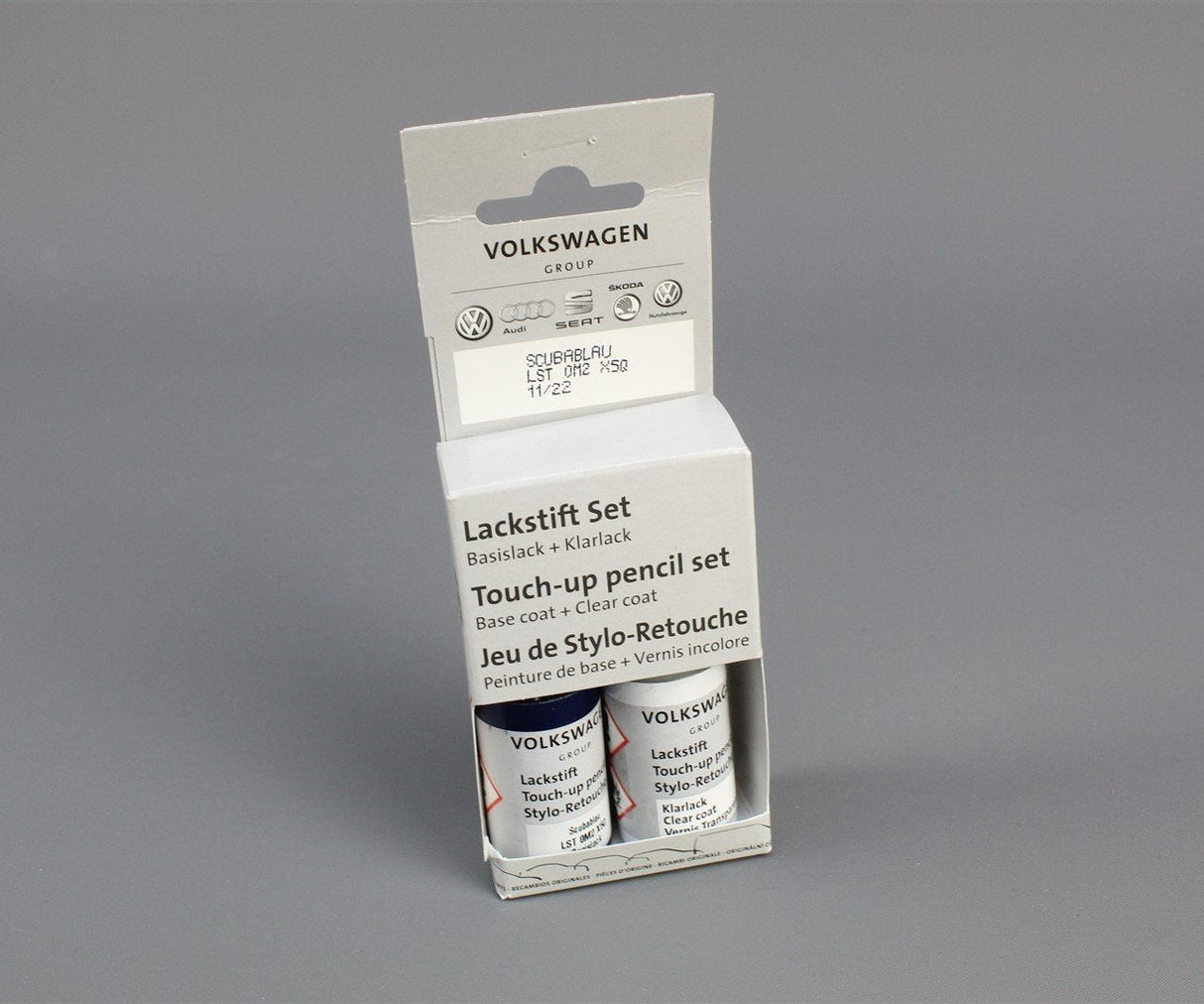 Audi touch up paint set x2 9ml Scuba Blue X5Q LST0M2X5Q