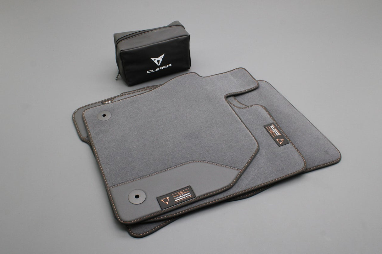 CUPRA Leon 20-on Formentor 21-on RHD textile floor mats set 5FH093990J