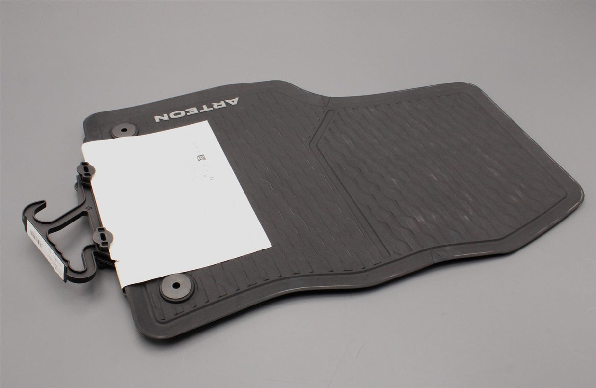 Genuine VW Arteon 2017-on front rubber all weather floor mats RHD 3G8061541 82V