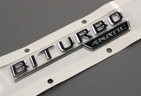 Mercedes-Benz C-Class GLC left front wing badge BiTurbo A2058172601