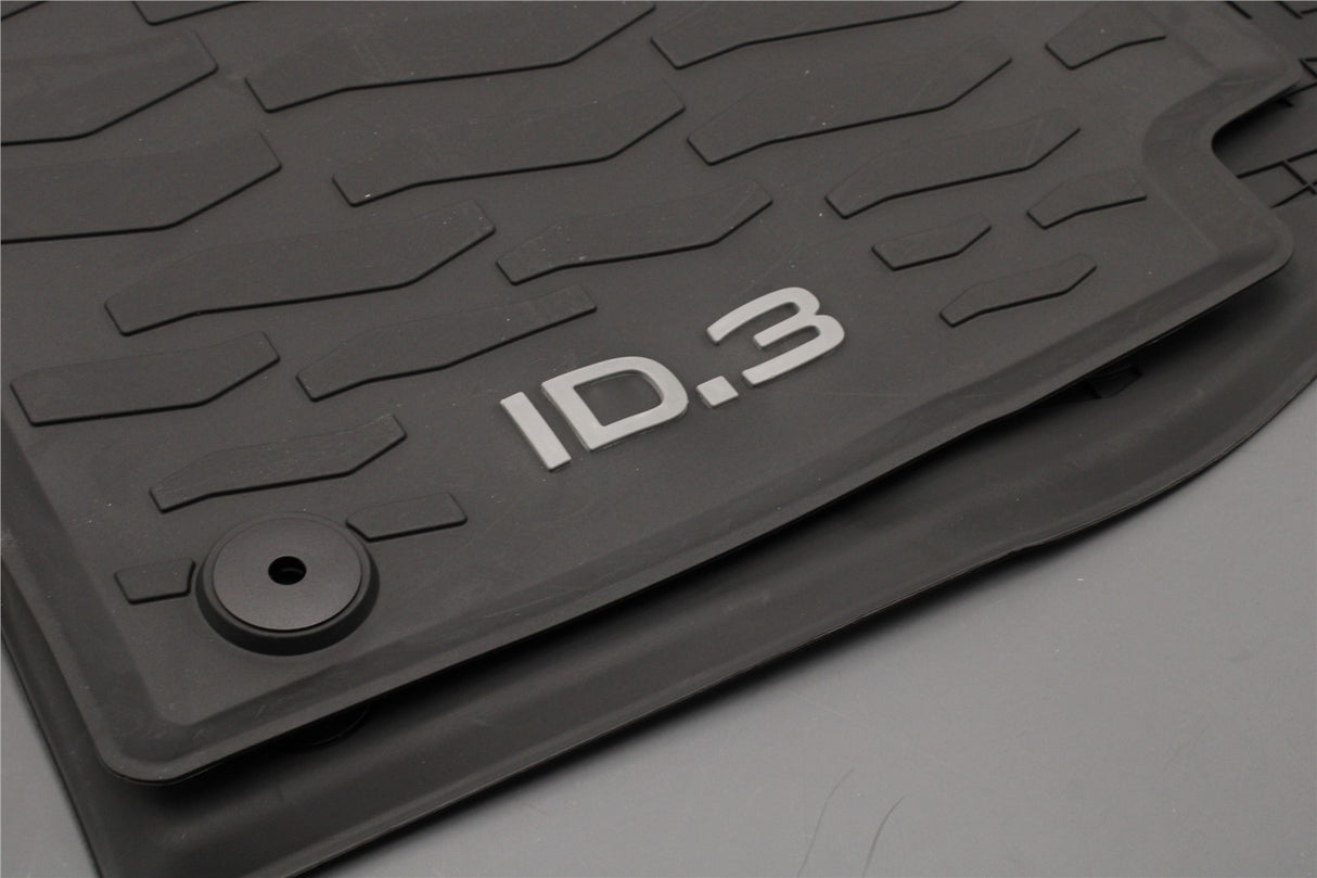 Genuine VW ID.3 2020-on front rubber floor mats RHD 10C061502 82V