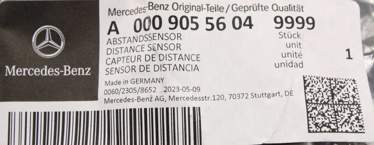 Mercedes-Benz parking distance sensor A00090556049999